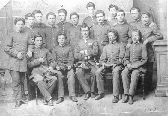 A second school photograph from the same period, kept at the museum